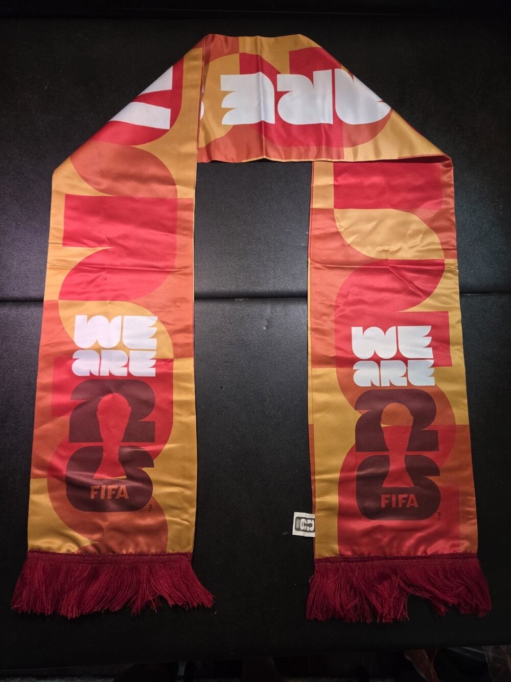 OFFICIAL FIFA WORLD CUP CHAMPIONS 2026 SPAIN SCARF LICENSED SOUVENIR MERCH NWT